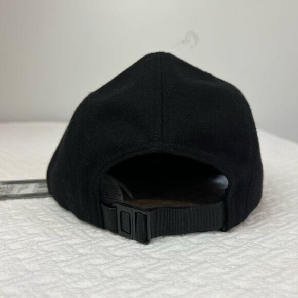 NEW Arc'teryx Wool Calidum 5 Panel Cap Hat Black Heather Logo One Size Unisex - Picture 2 of 11